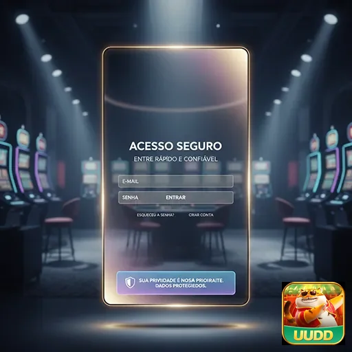 Tela de login do uudd com acesso seguro e rápido.