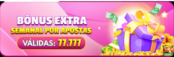 Oferta de bônus semanal do uudd para jogadores de cassino.