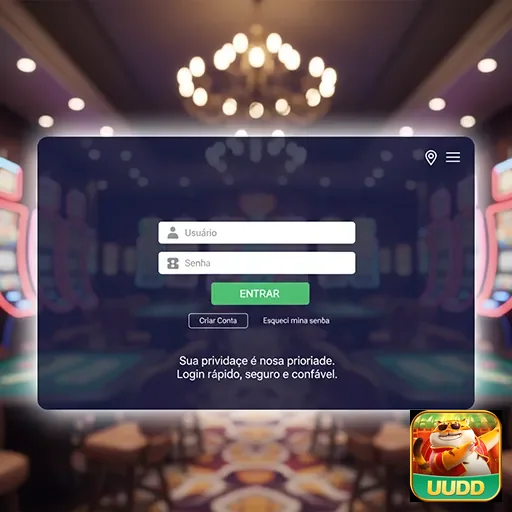 Tela de login do uudd com campos para usuário e senha.