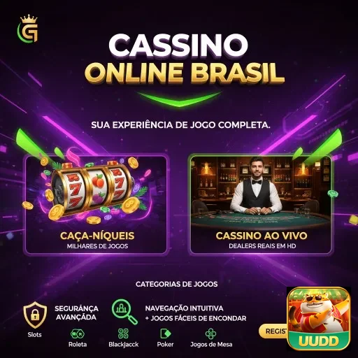 uudd apresenta seção dedicada ao cassino online com servicos VIP.