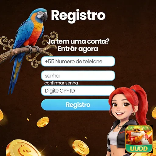 Tela de registro da plataforma uudd com informações de login.