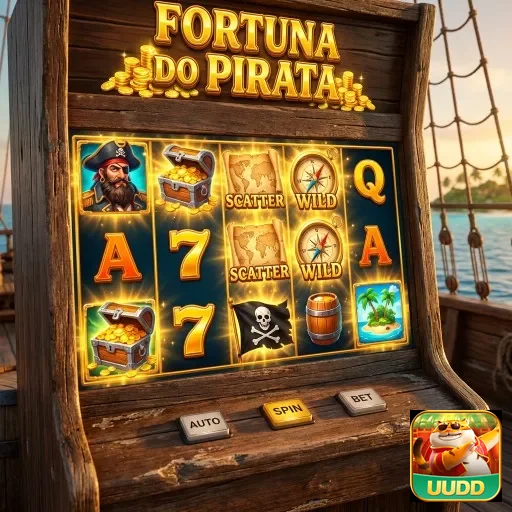 Slot game 'Fortuna do Pirata' na uudd com alto potencial.